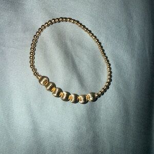 Gold Beaded Stretch Bracelet - Women Jewelry Enewton